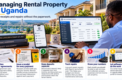 Managing rental property in Uganda: rent, receipts and repairs without the paperwork