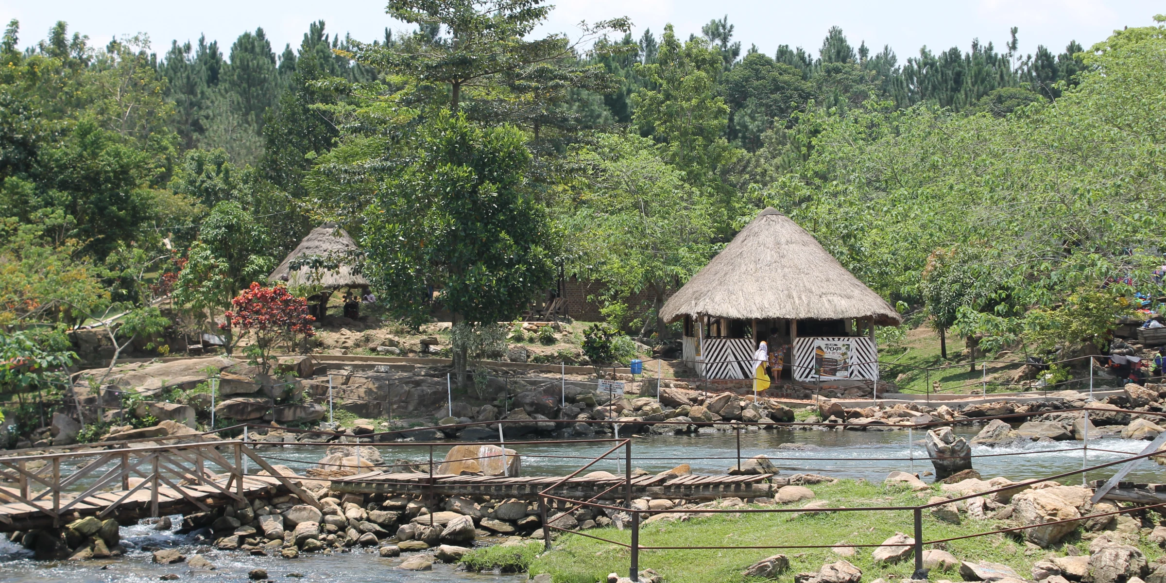 A riverside garden on the Nile