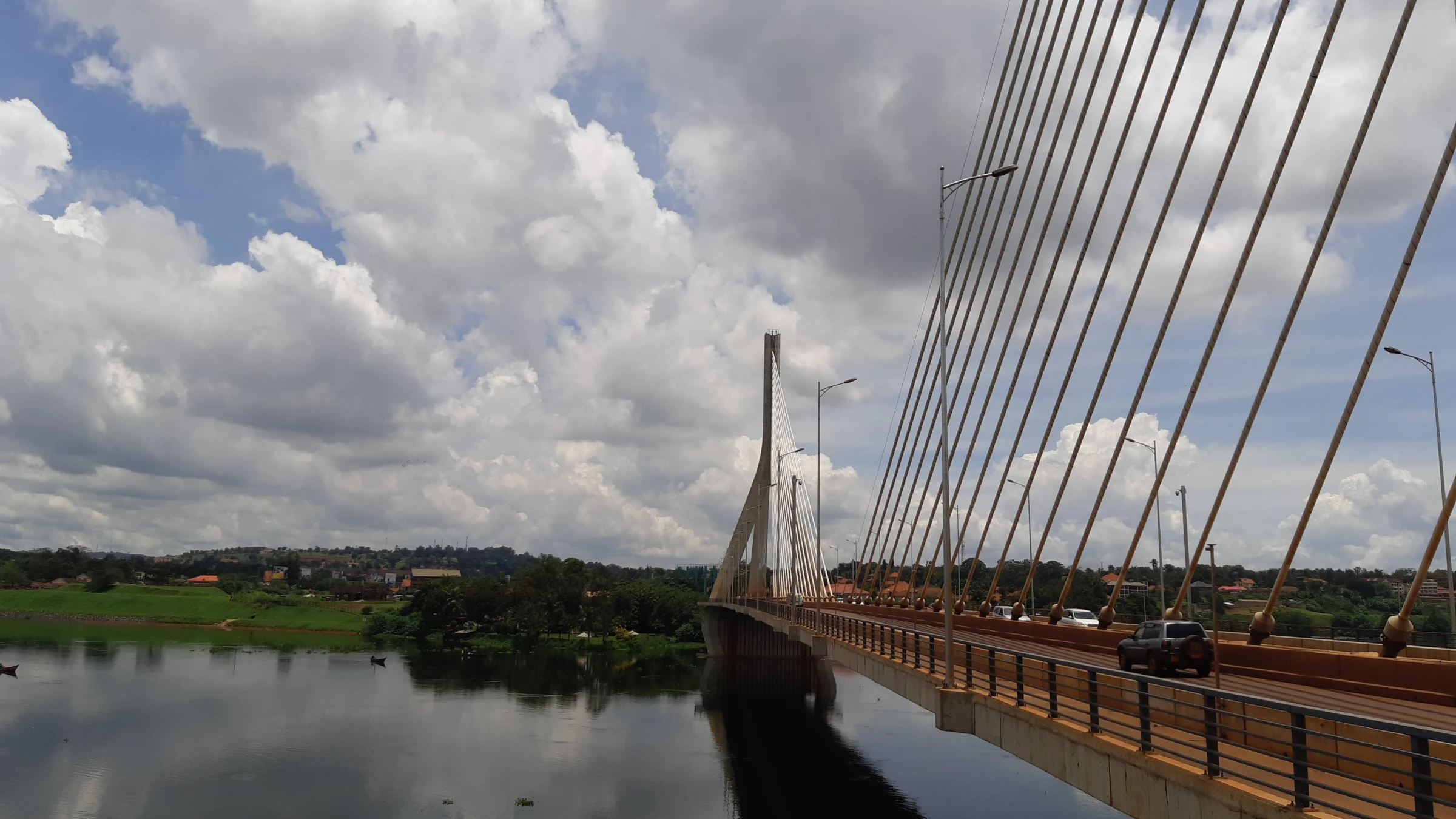 The Source of the Nile bridge at Jinja